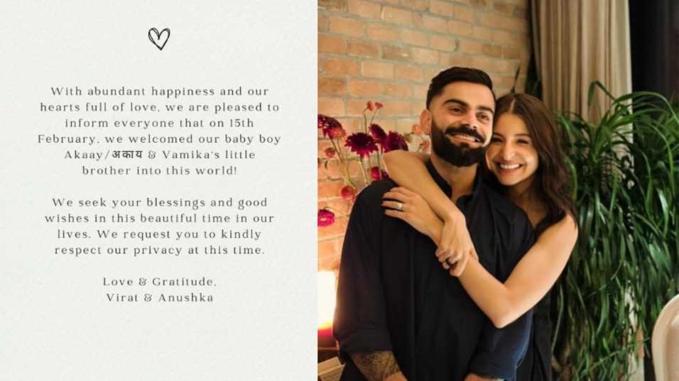 Virat Kohli and Anushka Sharma welcomed their 2nd baby Akaay