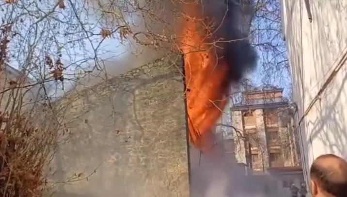 Fire broke out at MLA Hostel Srinagar