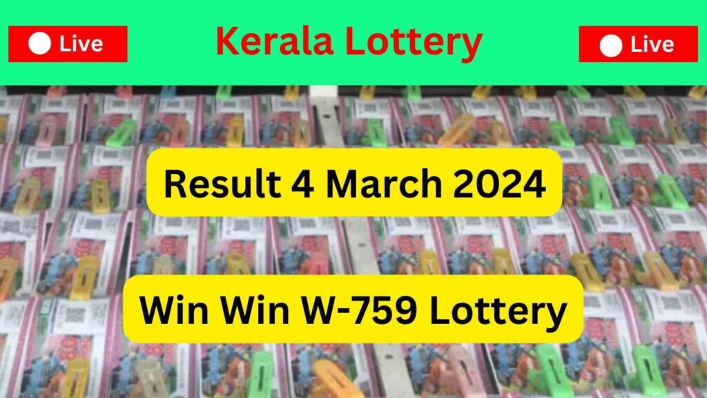 Kerala Lottery result Win Win