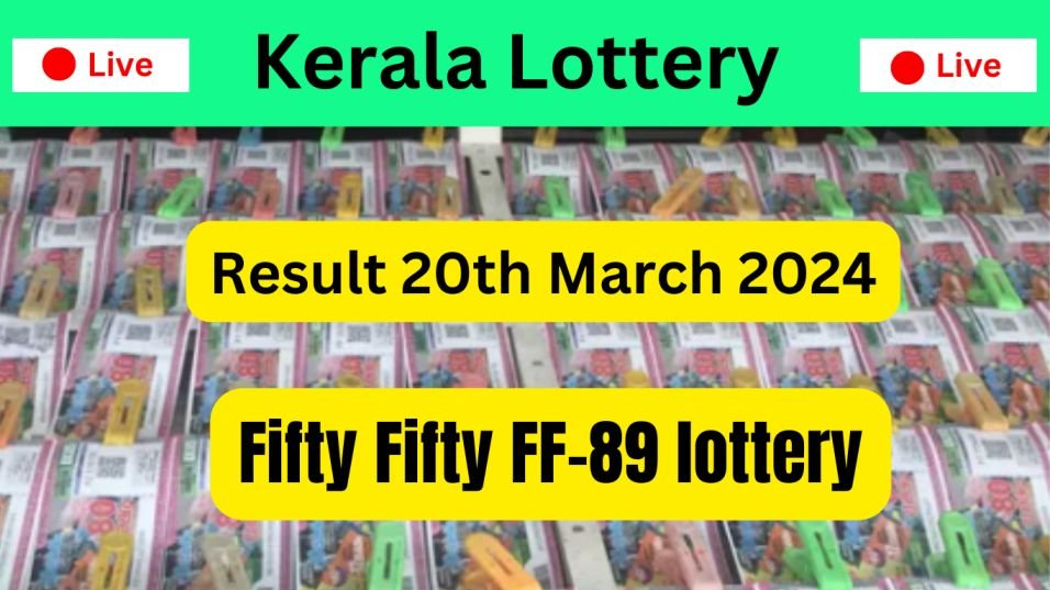 Kerala Lottery Result Today Fifty Fifty