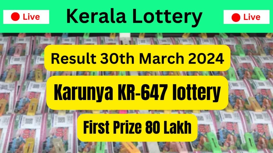 Kerala Lottery Result Today Karunya