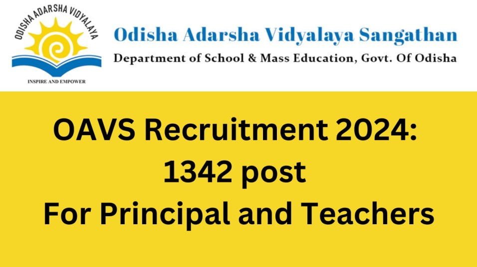 Oavs Recruitment Post For Principal And Teachers