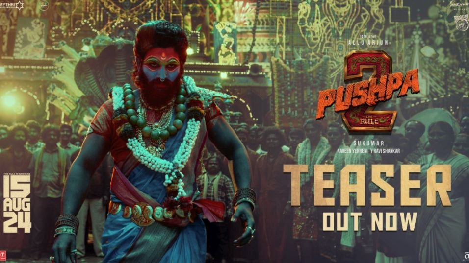 Pushpa 2 teaser out: Allu Arjun seen wearing saree with jewellery