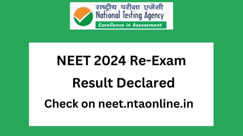 NEET 2024 Re-Exam Result