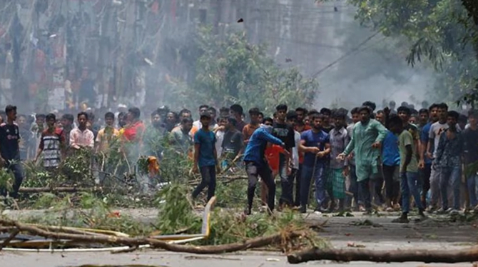 Bangladesh student protest 