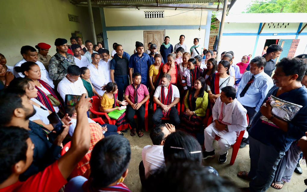 Rahul Gandhi Manipur visit