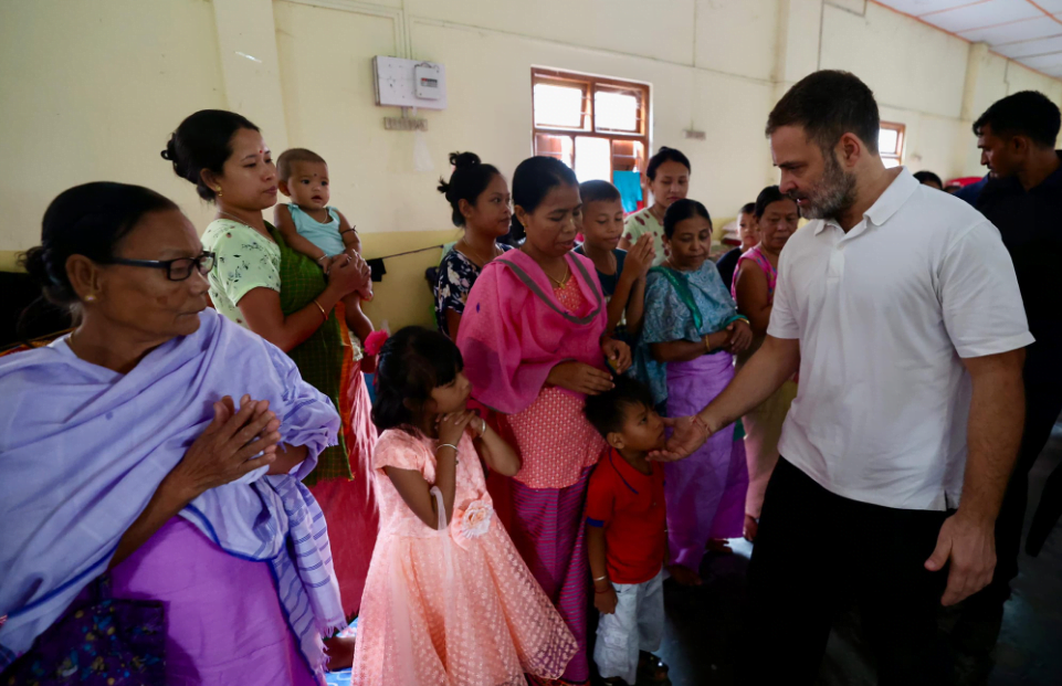 Rahul Gandhi Manipur visit