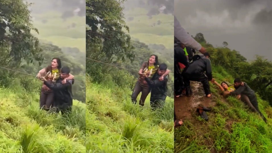 Pune woman fall while taking selfie