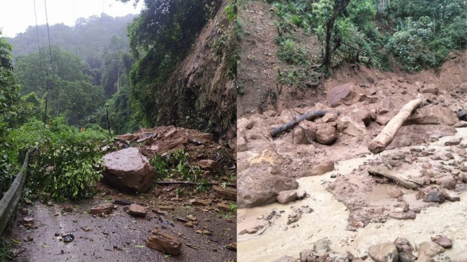 Landslide in Meghalaya