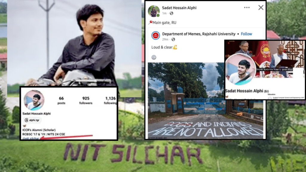 NIT Silchar Bangladeshi Student