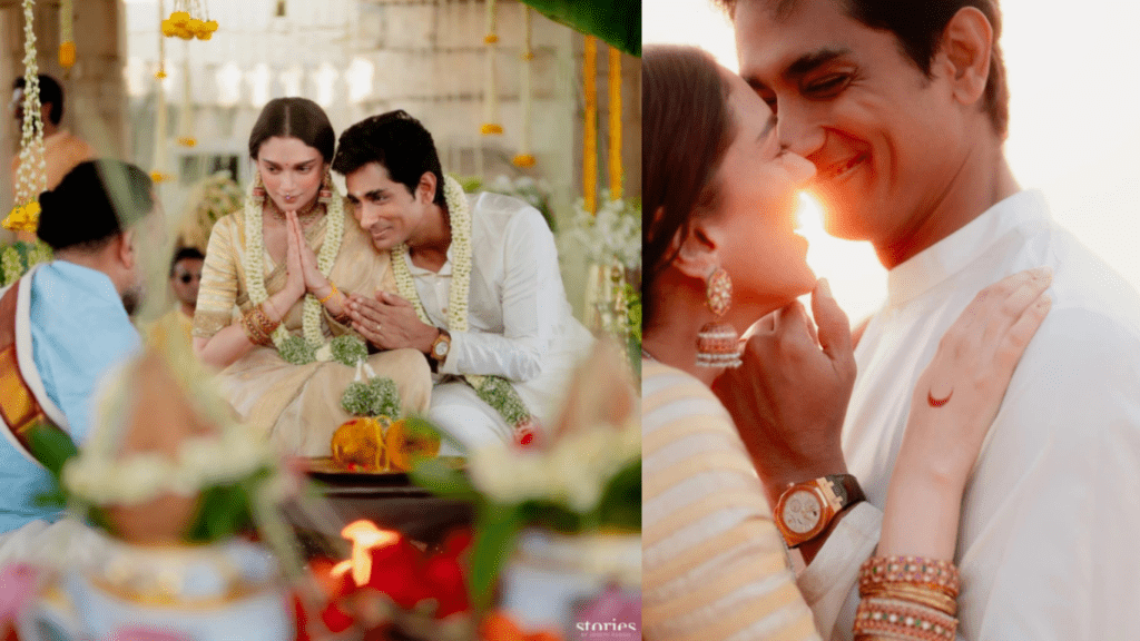 Aditi and Siddharth Married
