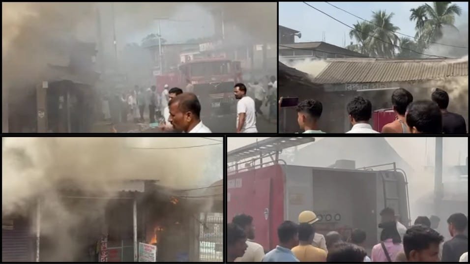 Fire Broke Out in Cachar