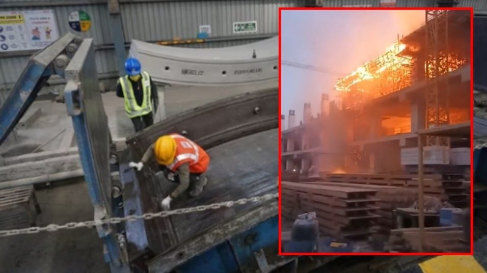 train station fire