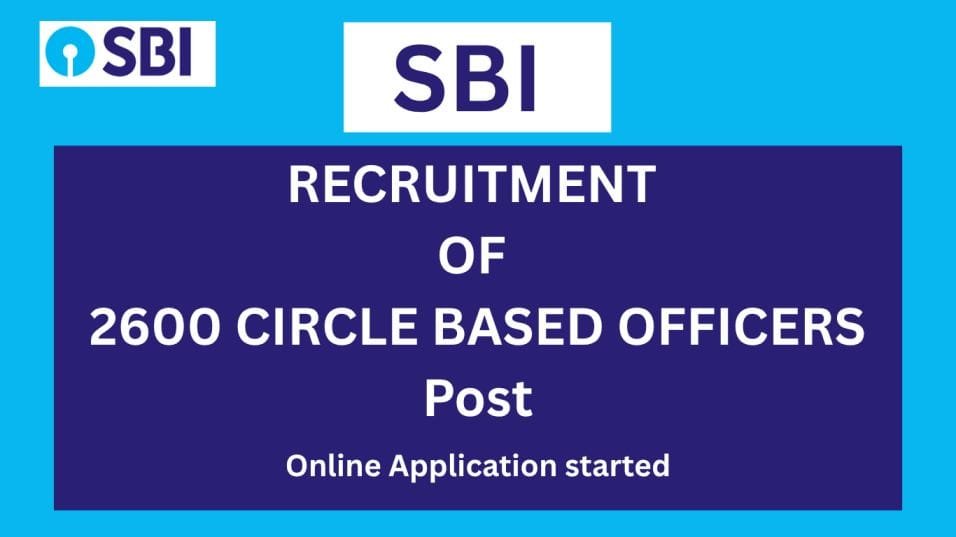 SBI CBO Recruitment 2025
