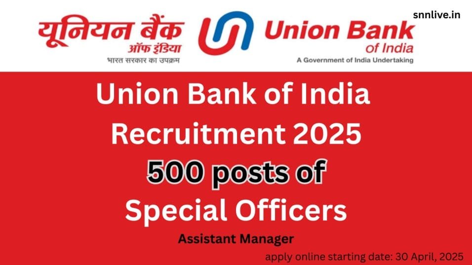 Union Bank of India Recruitment 2025