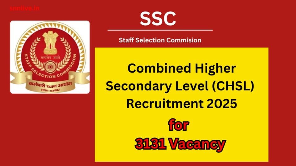 SSC CHSL Recruitment 2025
