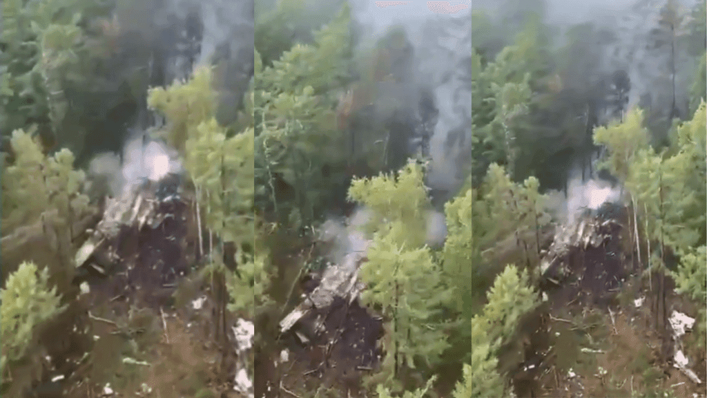 Russian Plane Crashed