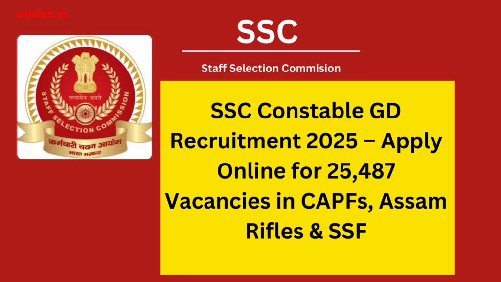 SSC Constable GD Recruitment