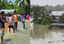 Assam Flood Crisis: Over 7.27 Lakh Affected, 401 Houses Destroyed Across 25 Districts
